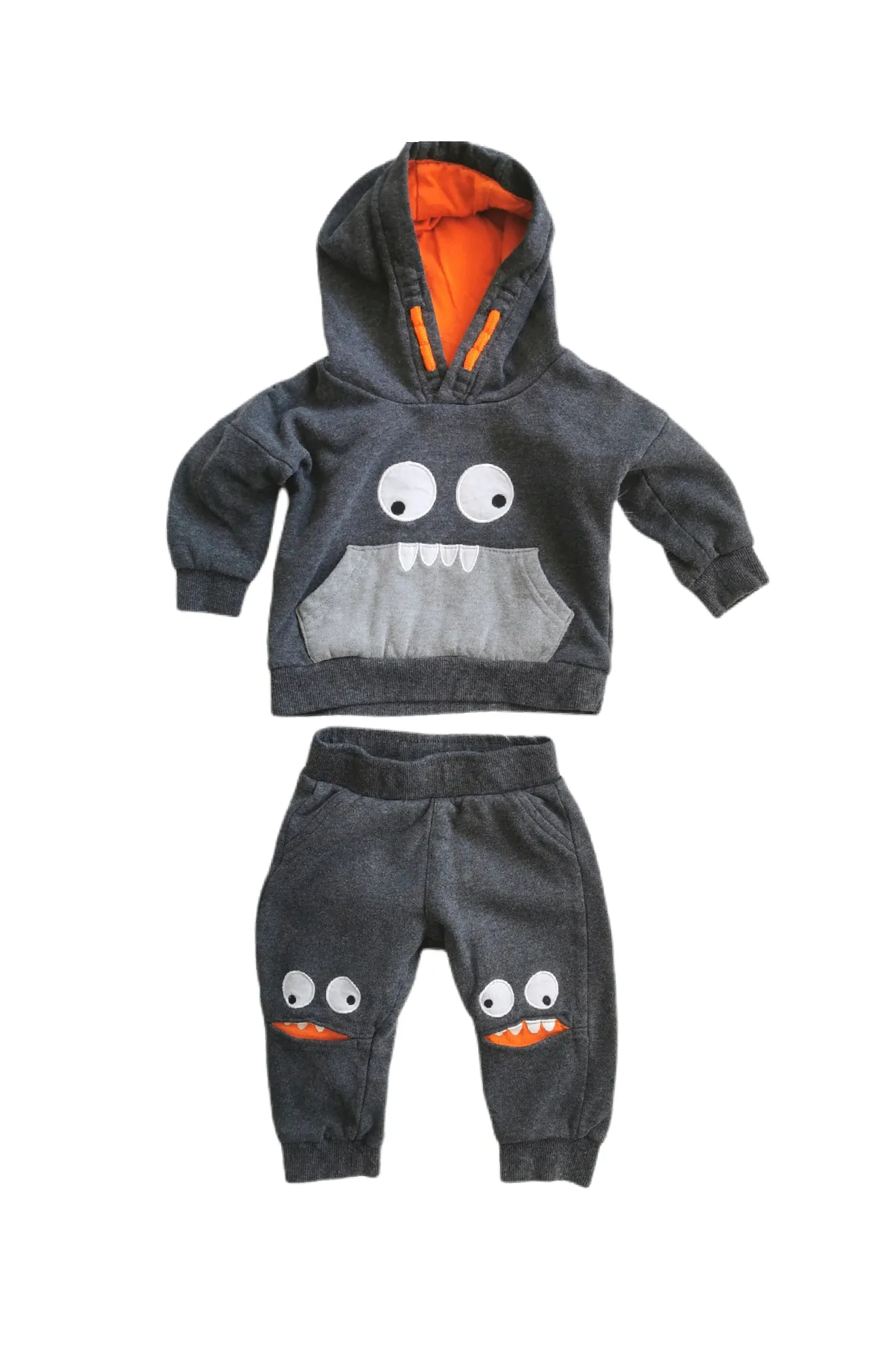 BABY BOY SIZE 6/12 MONTHS - GEORGE, Matching 2 Piece Fall Outfit VGUC B7
