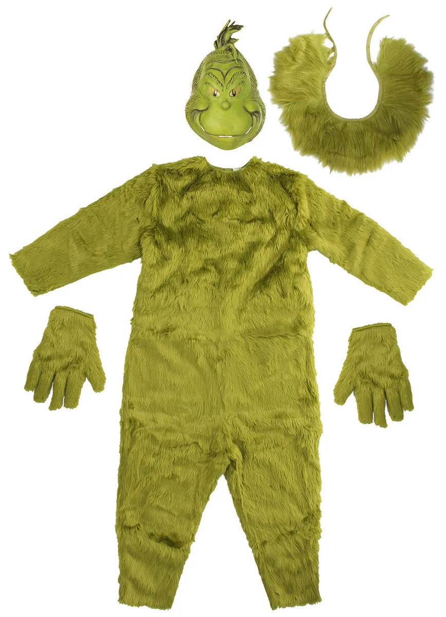 Dr. Seuss The Grinch Deluxe Jumpsuit Mens