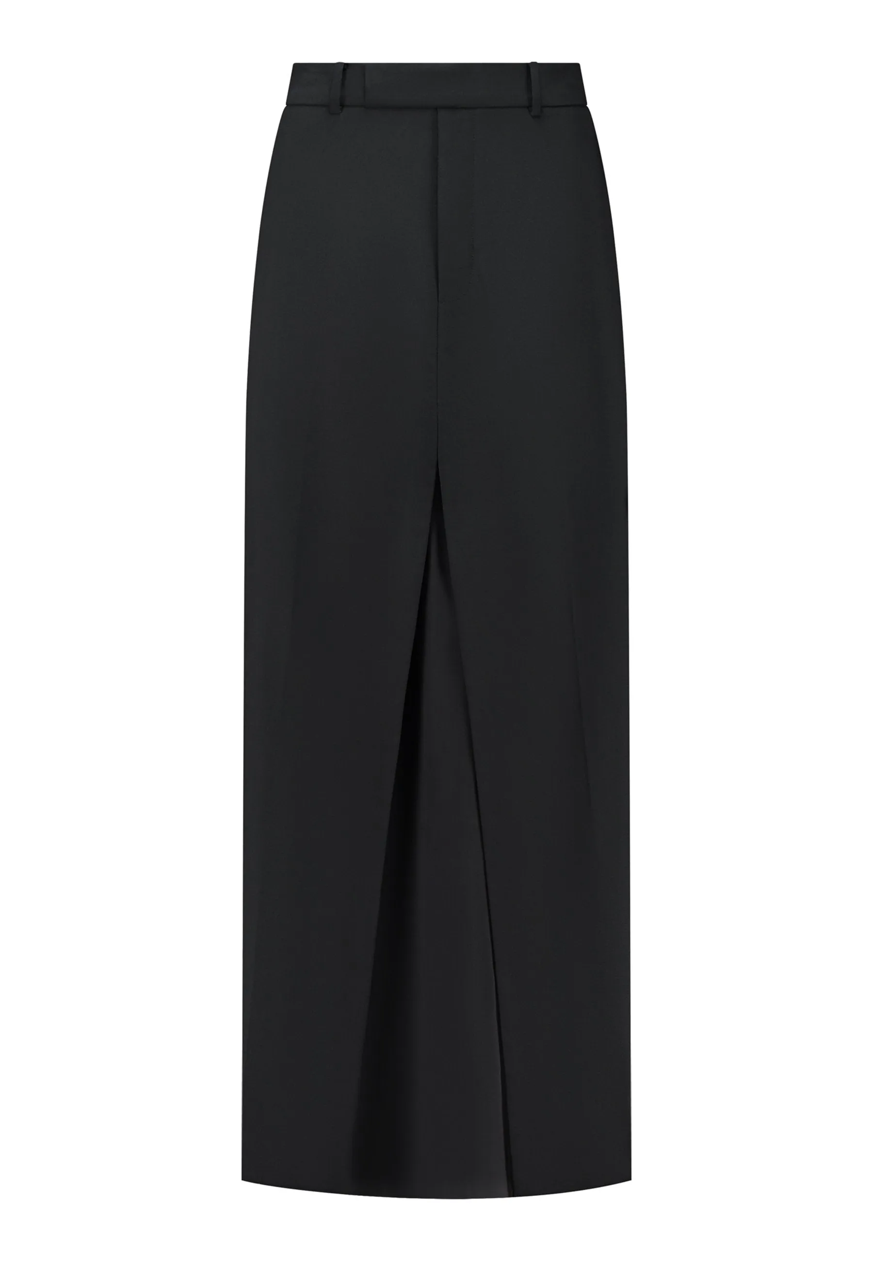 Follow Chino Maxi Skirt Black