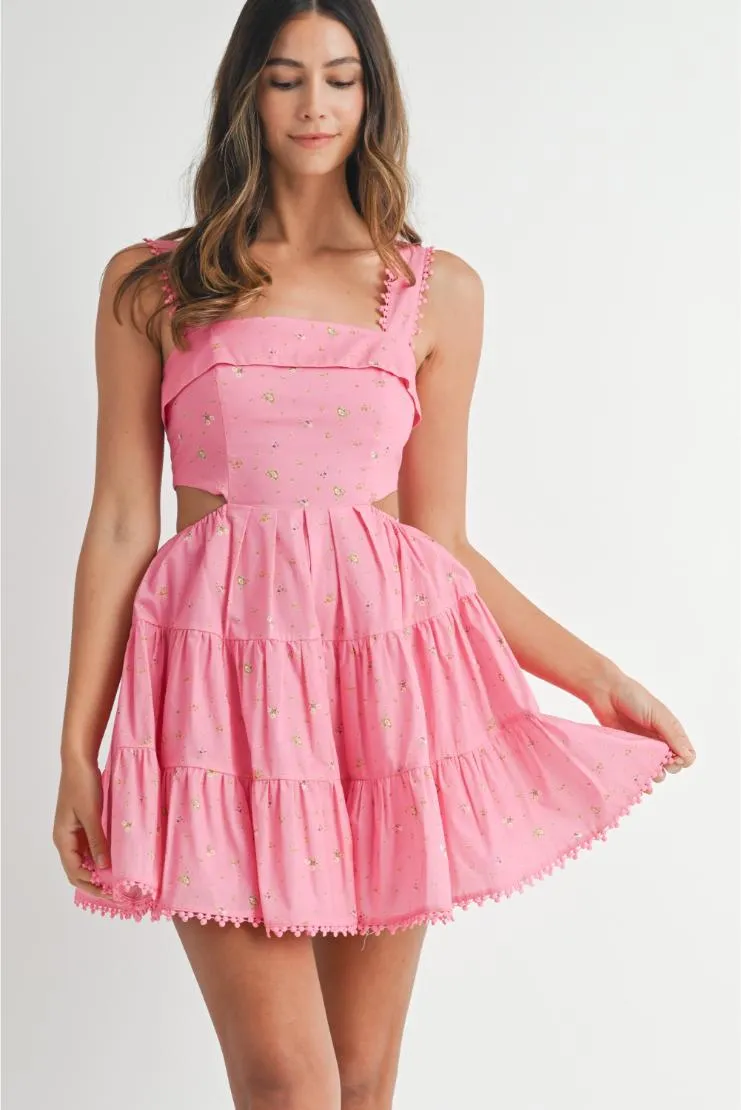 Hannah Ann Floral Tiered Babydoll Dress