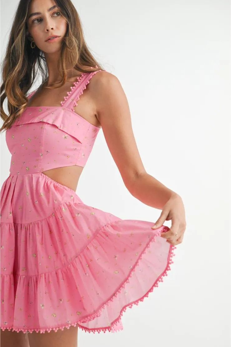 Hannah Ann Floral Tiered Babydoll Dress