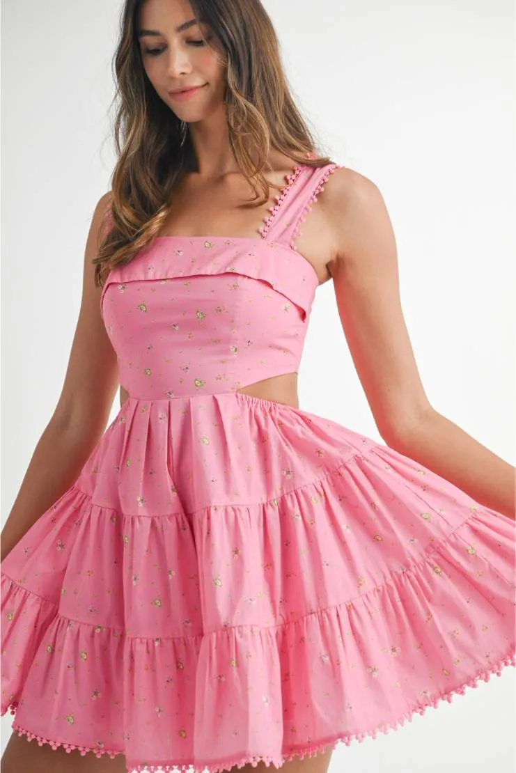 Hannah Ann Floral Tiered Babydoll Dress