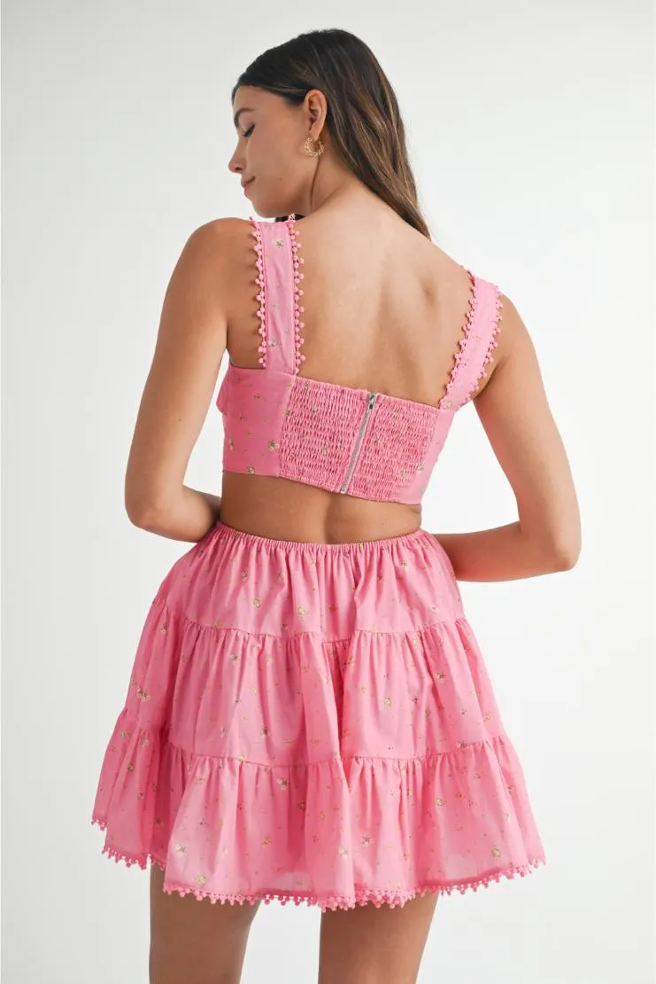 Hannah Ann Floral Tiered Babydoll Dress