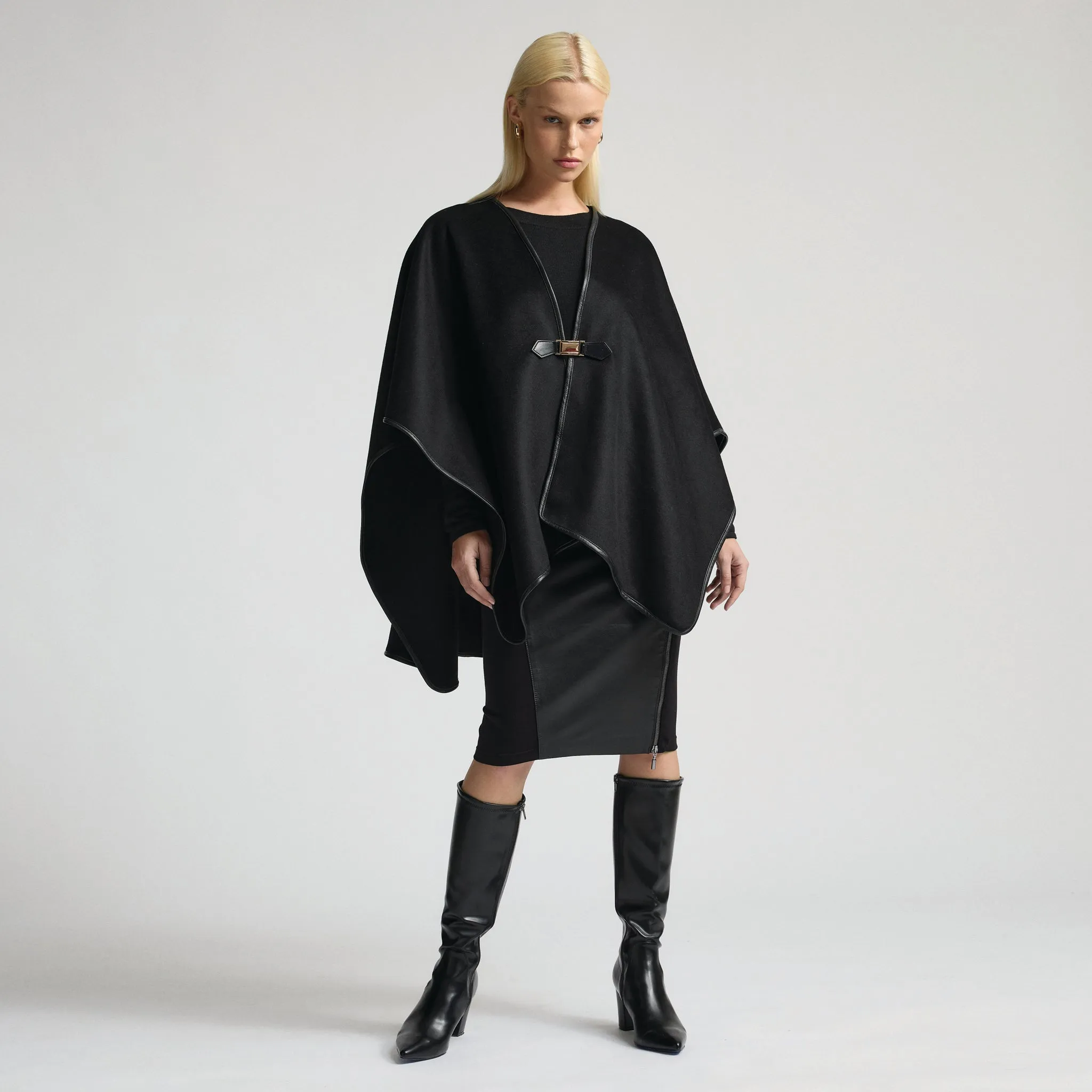 Karson Cape - Jet Black