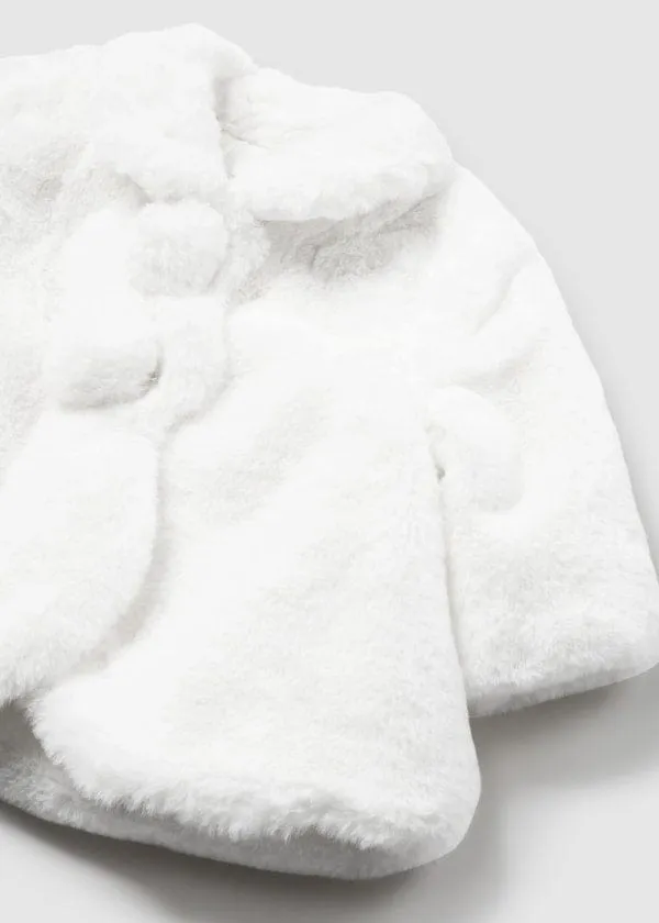 Mayoral Faux Fur Coat for Baby