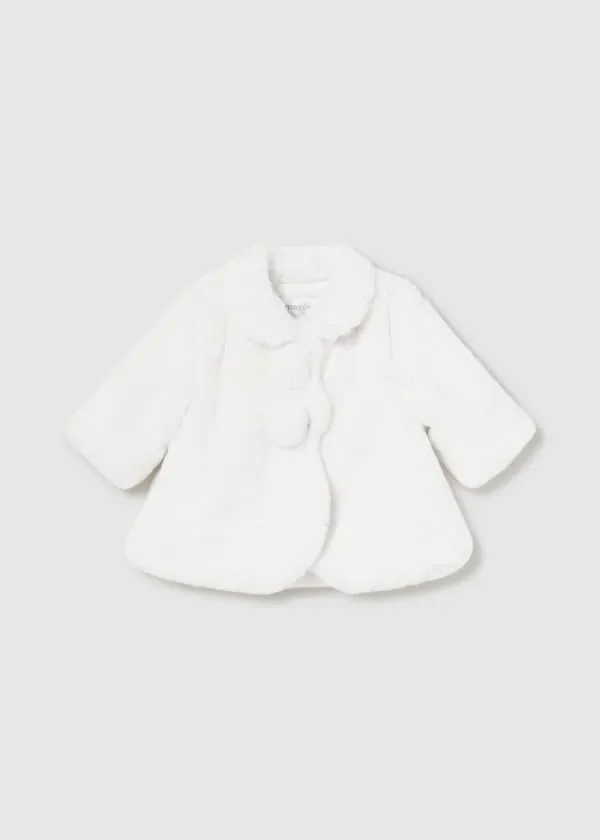 Mayoral Faux Fur Coat for Baby