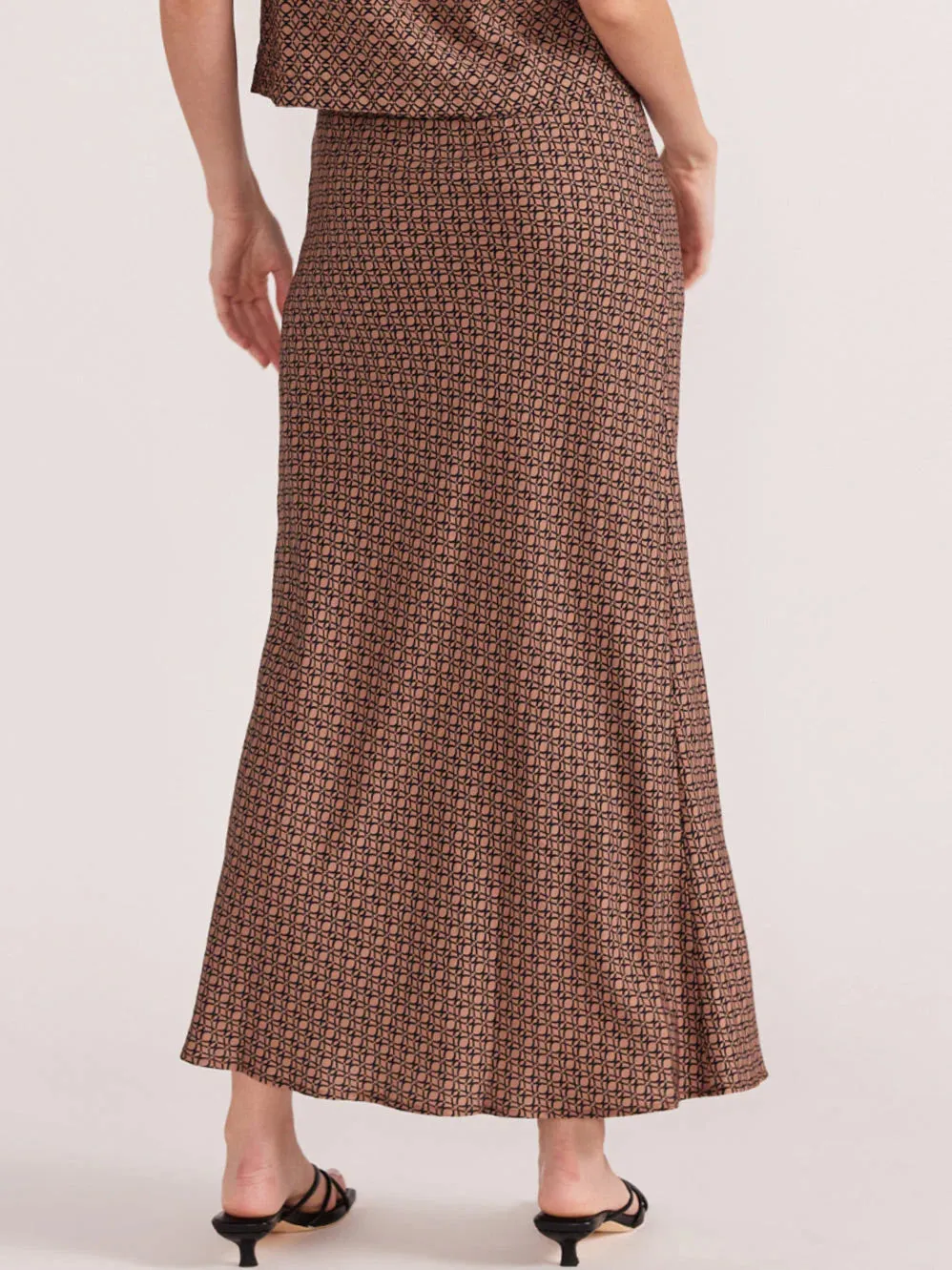 Memoir Bias Midi Skirt