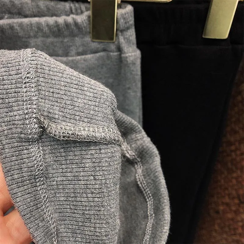 Ribbed Loose fitting Sweatpants