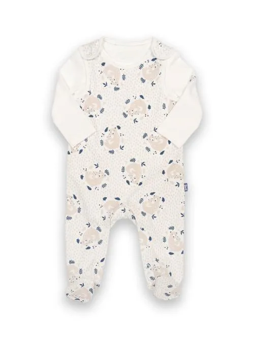 Snuggle Bear Dungaree Set