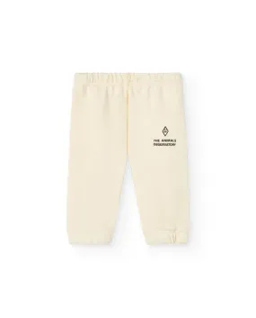 White Sloth Sweatpants