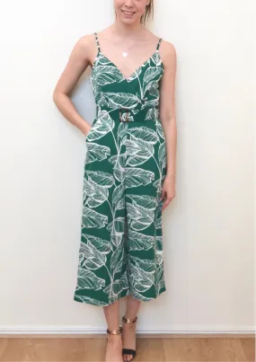 ZW16528SS Leaf Print Jumpsuit (Pack)