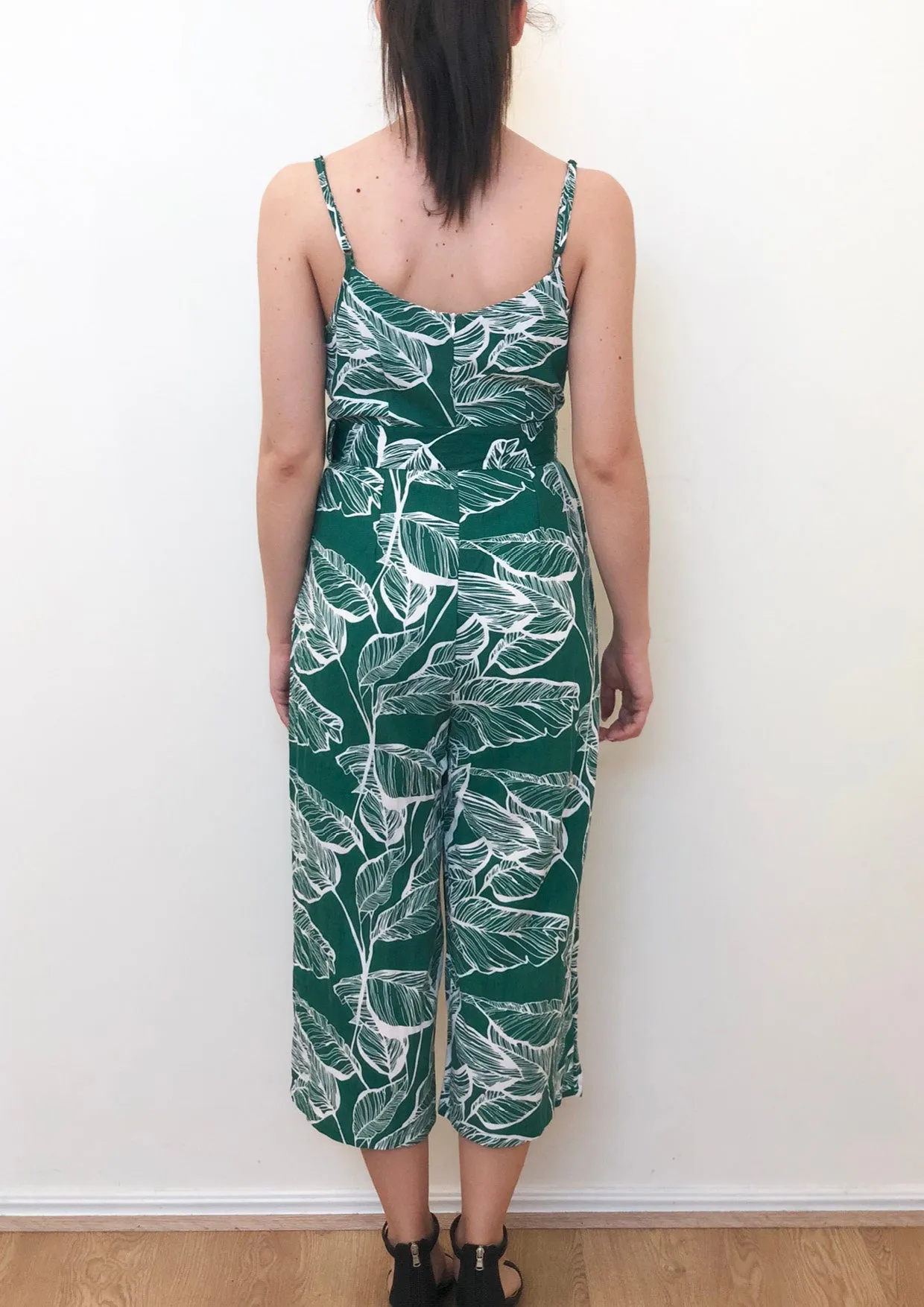 ZW16528SS Leaf Print Jumpsuit (Pack)